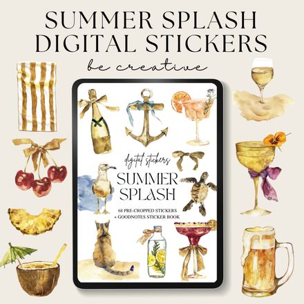 Summer Splash Stickers