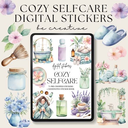 Cozy Selfcare Stickers