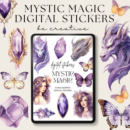 Mystic Magic Digital Stickers