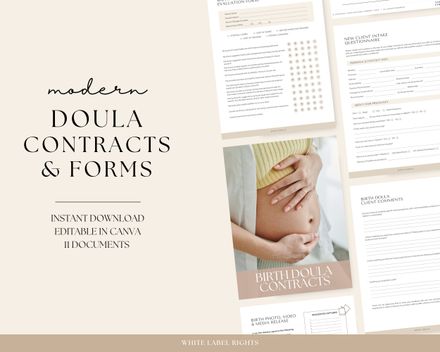 Doula Contracts and Forms Bundle