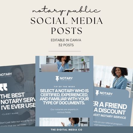 Notary Social Media Posts