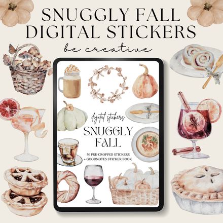 Snuggly Fall Stickers