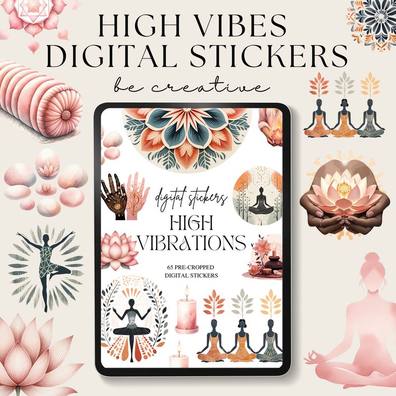 High Vibes Digital Stickers