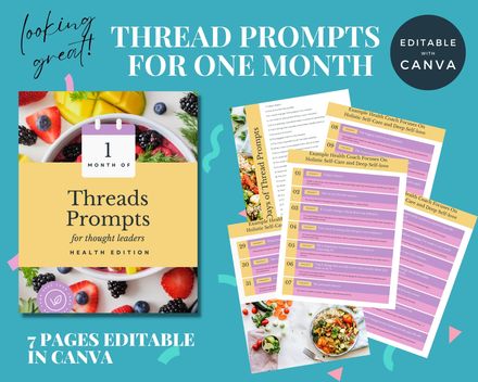 Threads Prompts For One Month