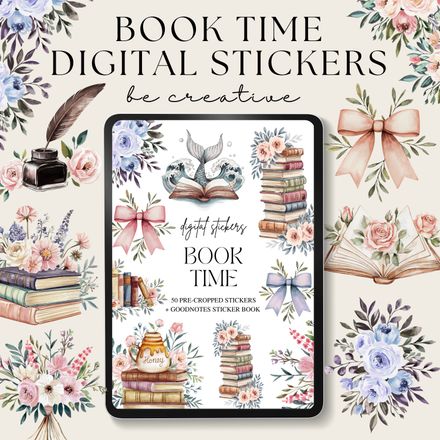 Book Time Stickers