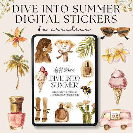 Dive Into Summer Stickers