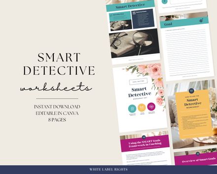  Smart Detective worksheet collection 