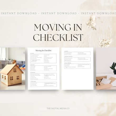 Moving In Checklist Template