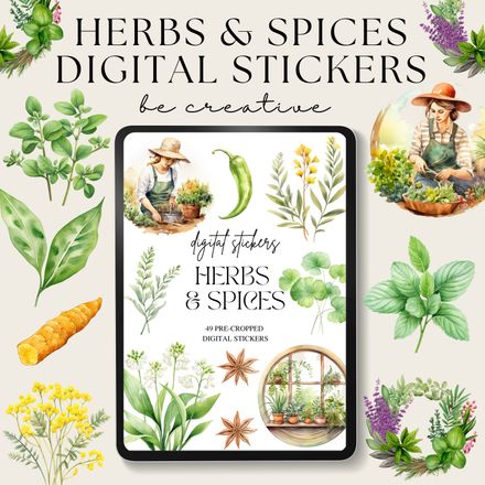 Herbs &amp; Spices Stickers
