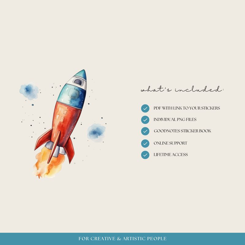  Outer Space Stickers