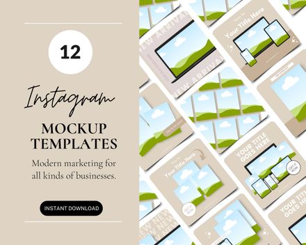 Instagram Mockup Templates
