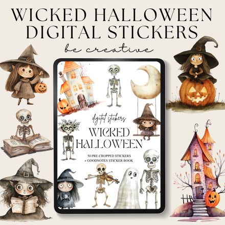 Wicked Halloween Stickers