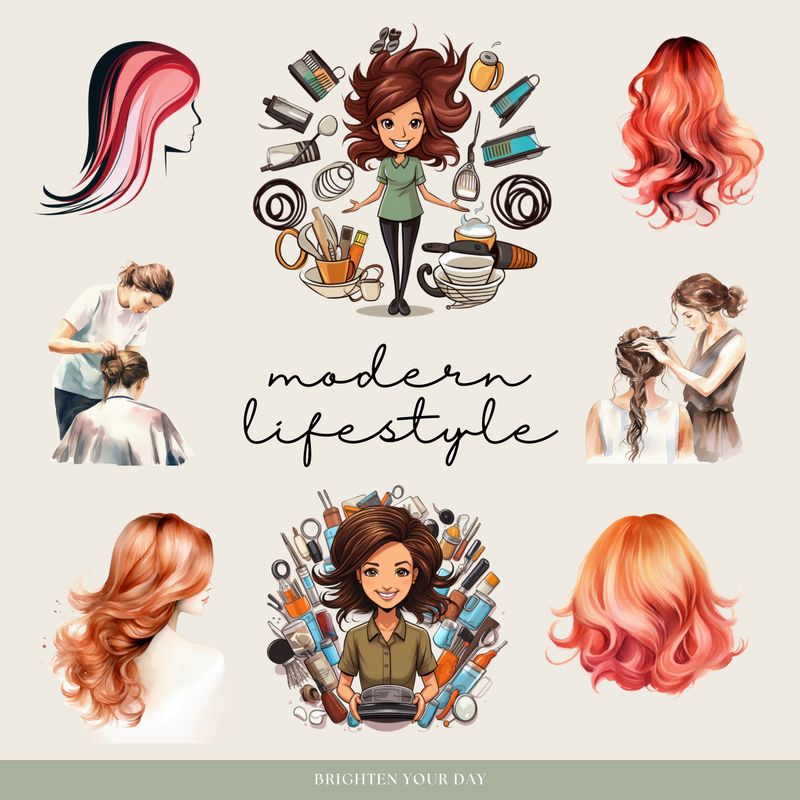 Hairdressing Stickers