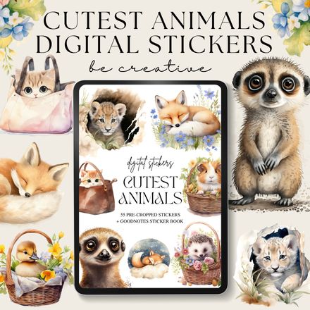 Cutest Animals Stickers