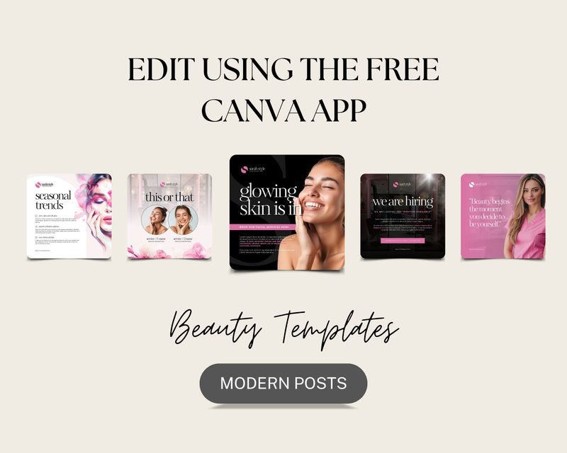 Beauty Industry Instagram Templates
