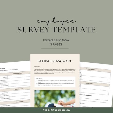 Employee Survey Template
