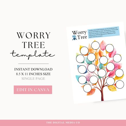 Worry Tree Printable