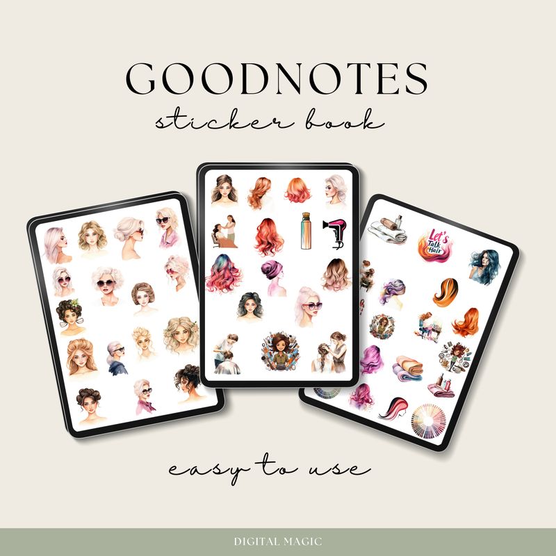 Hairdressing Stickers