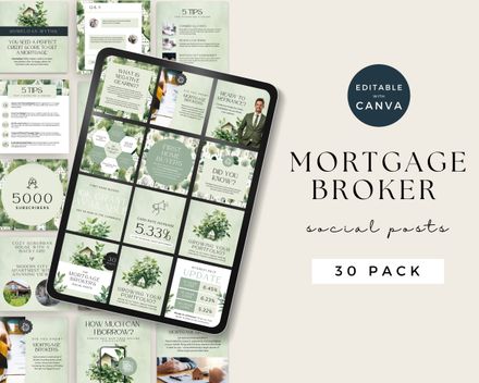  Mortgage Broker Instagram Templates