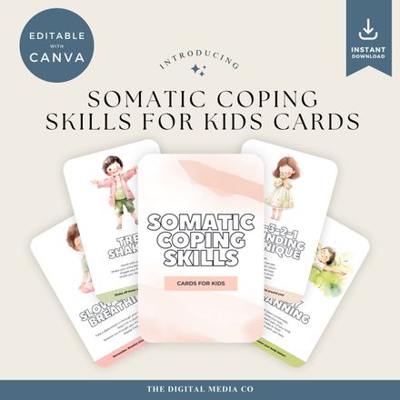 Somatic Coping Cards for Kids