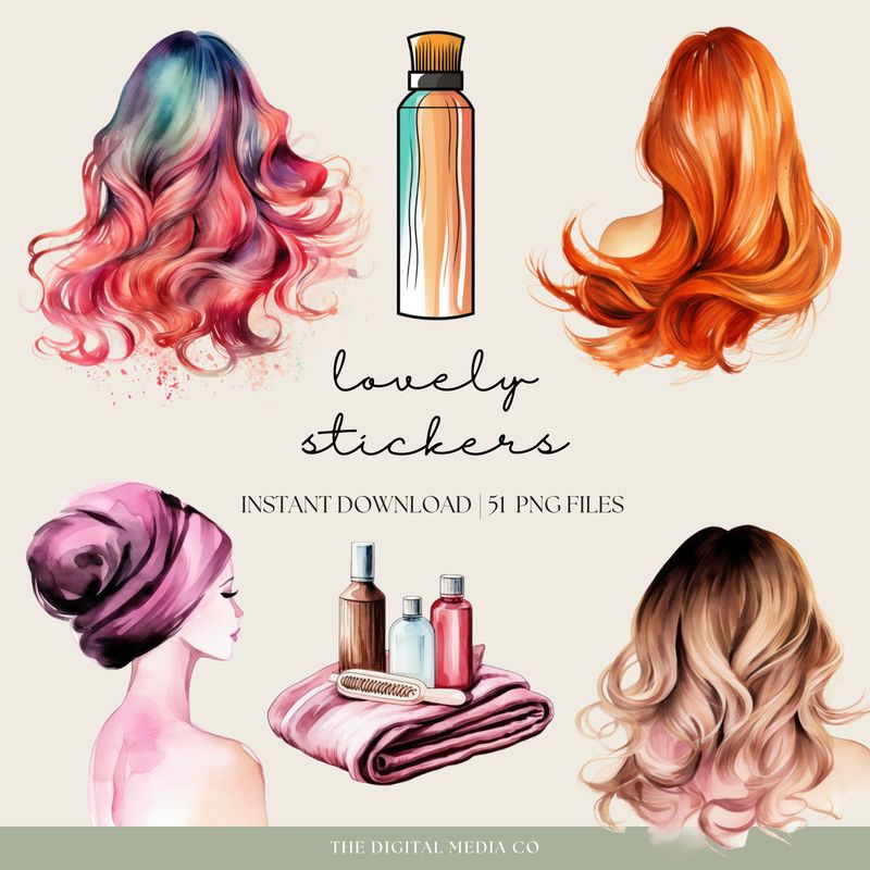Hairdressing Stickers