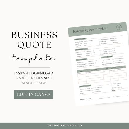 Quote Template