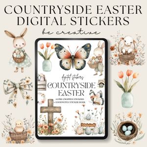 Countryside Easter Stickers