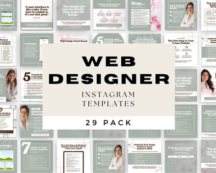 Web Designer Instagram Template Pack
