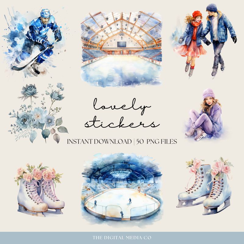  Ice Skater Stickers
