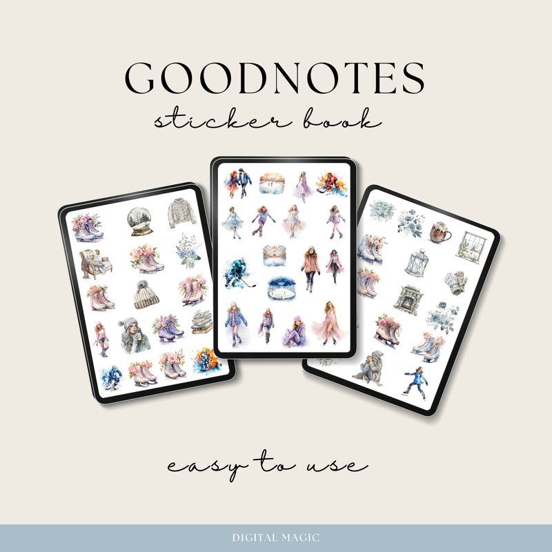  Ice Skater Stickers