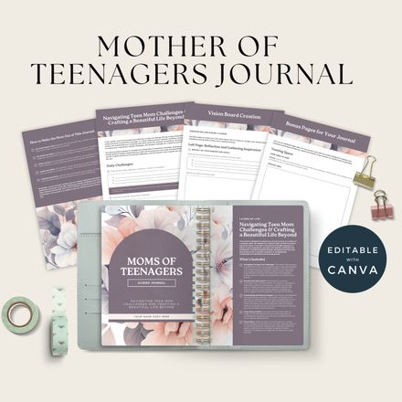 Mother of Teenagers Journal with free affirmation cards