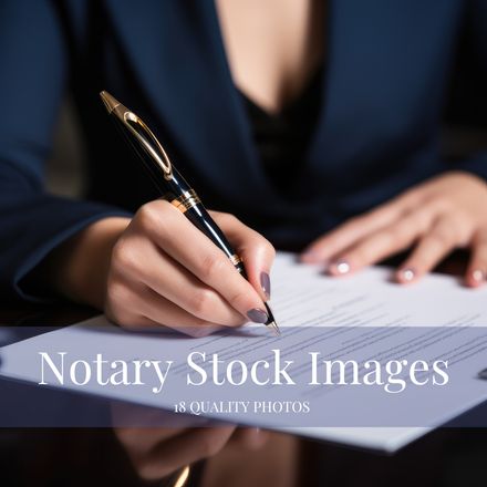 Notary Public Stock Photography Collection 