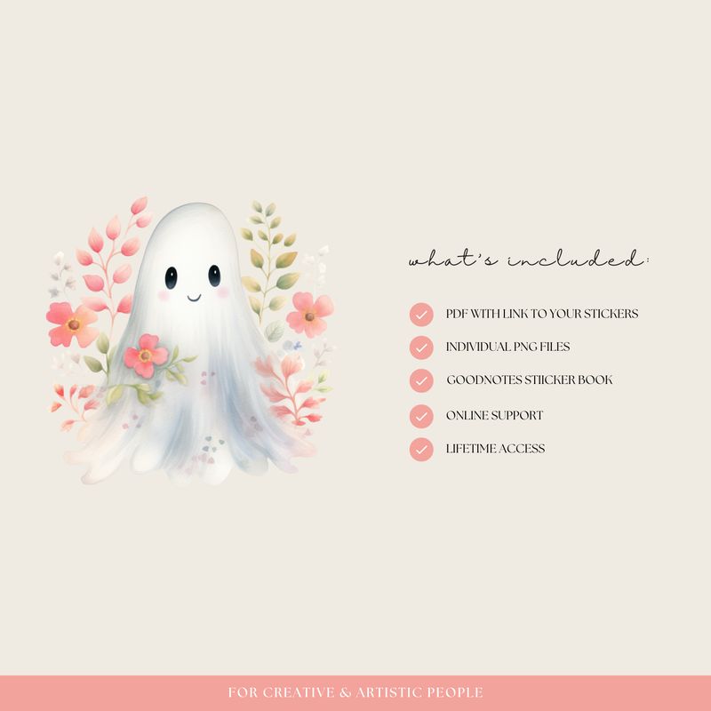 Pastel Halloween Stickers
