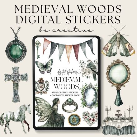Medieval Woods Stickers