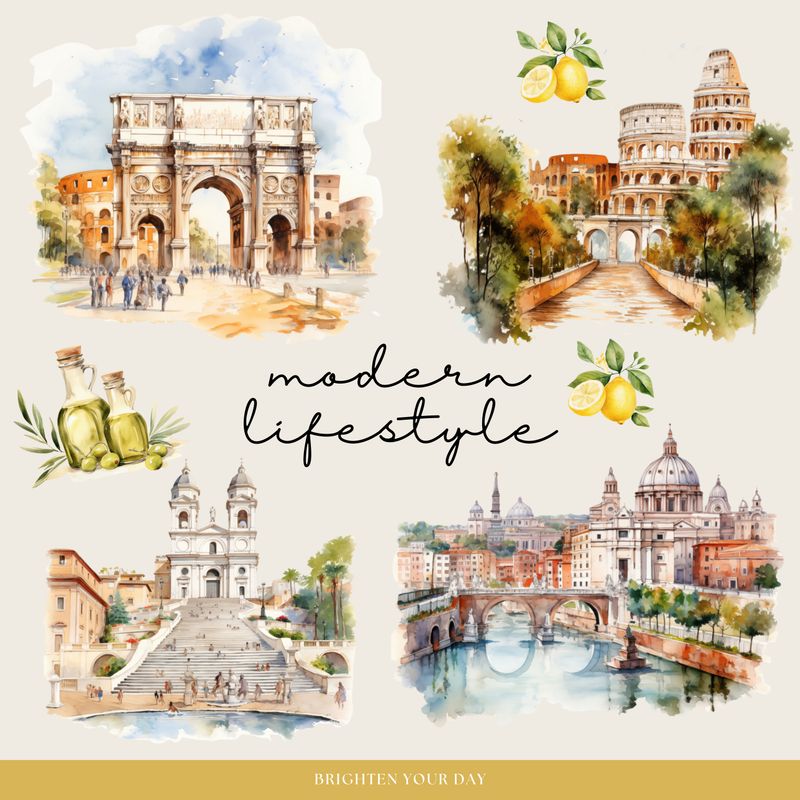 Roaming Rome Stickers