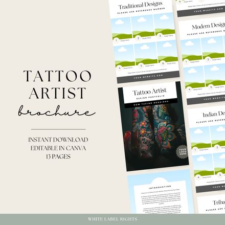 Tattoo Artist Brochure