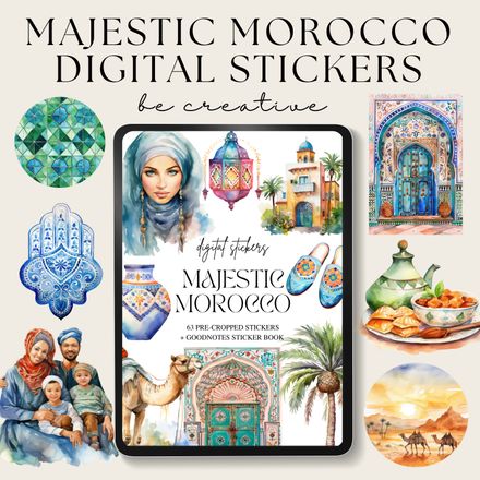 Majestic Morocco Stickers