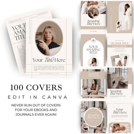 100 Covers Editable In Canva