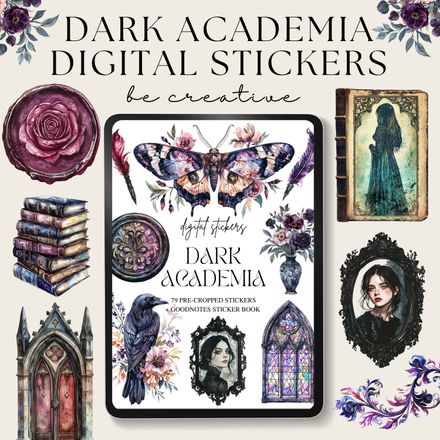 Dark Academia Stickers