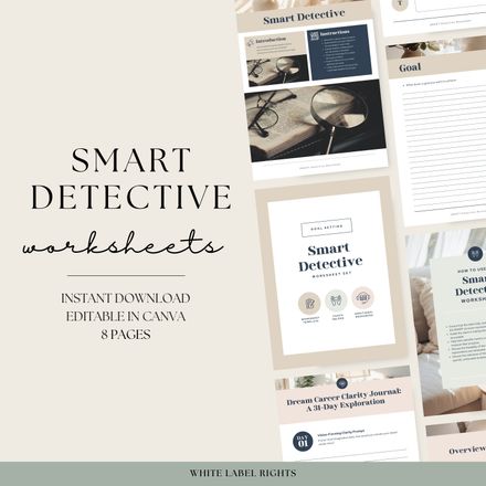  Smart Detective worksheet collection 