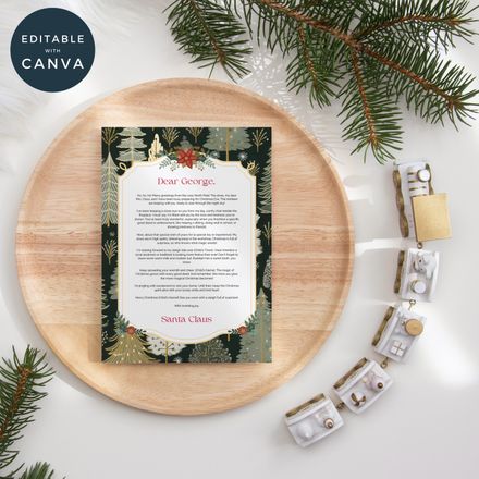 Letter from Santa template