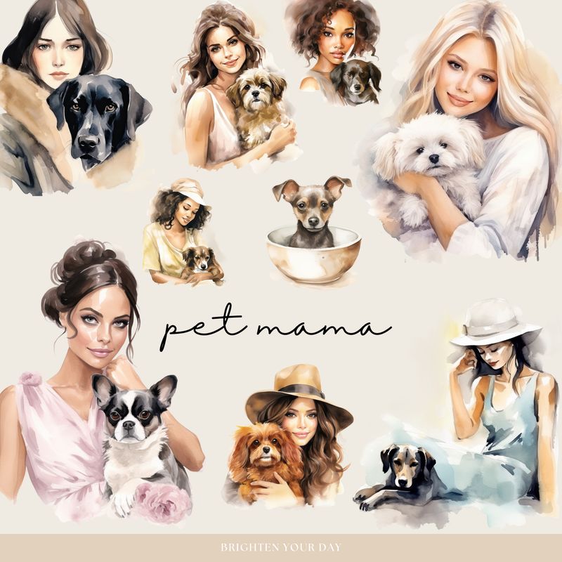 Puppy Love Stickers Digital 