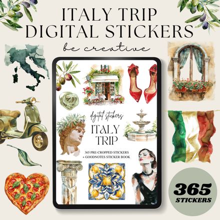 Italy Trip Stickers