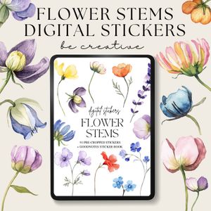 Flower Stems Stickers