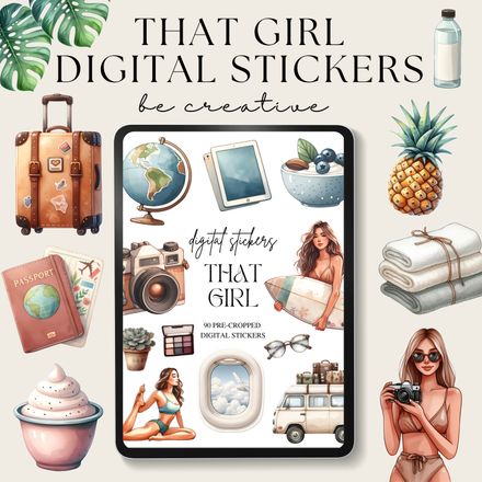 That Girl Digital Stickers