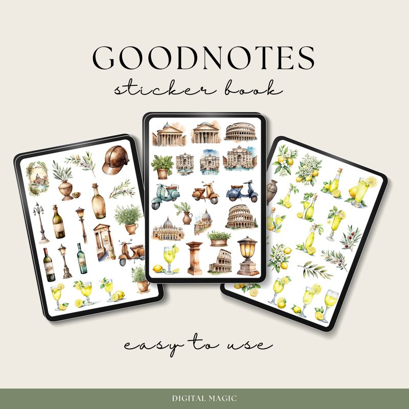 Beautiful Italy Stickers