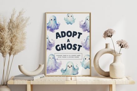 Adopt a Ghost sign