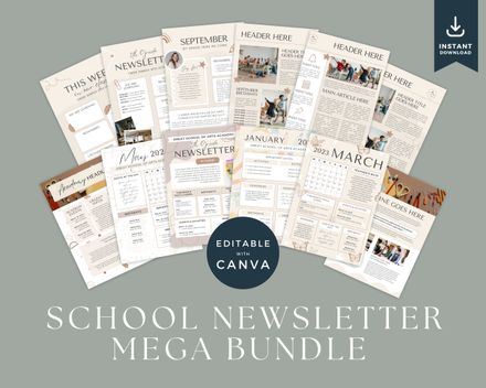School Newsletter Templates