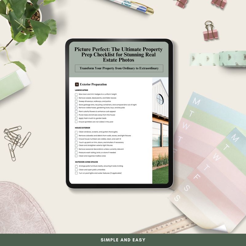 Real Estate Photography Checklist