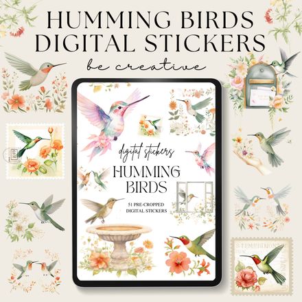 Hummingbird Stickers